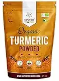 Organic Turmeric Powder | Pure and Potent Anti Inflammatory and Antioxidant Turmeric Powder Superfood with Natural Curcumin | Perfect for Cooking, Smoothies & Golden Milk | Vegan Friendly 300g