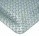 Wearwell 415,916 x 3 x 5 GY SpongeCote Piatto Diamond-Tappeto Anti-fatica, Heavy Duty, 91 x 152 cm, colore: grigio