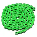 AAlamor 1/2 X 1/8Inch 96 Link Singola velocità Catena Colorata Fissa Gear MTB BMX Bicicletta Bici Sport Road - Verde