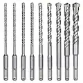 Flintronic Punte da Trapano, 9 Pcs SDS PLUS Punte, Forstner Drill Bit 5-16mm, Trapano Muro a Quattro Taglienti con Attacco Cilindrico, Adatto per Diversi Materiali, Cemento, Mattoni, Plastica, Legno