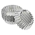 Stampi di Crostate di Uova 20PCS Pirottini in Acciaio Inox 430 Alimentare, Stampo Mini per Tortine Antiaderente Formine Muffin, Stampo Torta Cupcake, Stampi Budini, Formine Crostatine, Dessert, Gelato