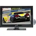 Supersonic SC-2412 24" LED Widescreen HDTV with DVD Player + Wall Mount.