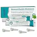 Pomada para las Hemorroides, Crema para Hemorroides, Tratamiento para Hemor roidesNatural 20g (Tubo Asistente 4Pcs) …