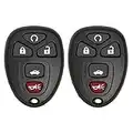 Keyless2Go New Keyless Entry Remote Start Car Key Fob for Select Vehicles that use OUC60270 OUC60221 Remote (2 Pack)