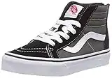 Vans Kids Sk8-Hi Zip Black/Charcoal Skate Shoe 11 Kids US