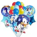 Sonic Birthday Party Supplies, Sonic Birthday Party Decorations, Sonic Party Balloons Set, Sonic Party Favors for Kids