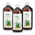 Sanct Bernhard Aloe-Vera-Saft unverdünnt, IASC-Qualität, 3 x 1000 ml