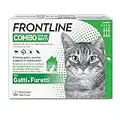 FRONTLINE Combo, 6 Pipette, Antiparassitario per Gatti, Gattini e Furetti di Lunga Durata, Protegge da Pulci, Zecche, Uova, Larve e Anche la Casa, Antipulci In Confezione da 6 Pipette da 0.5 ml