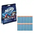 Hasbro Nerf Elite 2.0 20-Dart Refill Pack - 20 Official Nerf Foam Darts for Nerf Elite 2.0 Blasters - Compatible with All Nerf Elite Blasters (F0040)