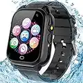 Kids Waterproof Smart Watch with 26 Game HD Camera 1.44'' Touchscreen Pedometer Video Music Player Alarm Clock Calculator Learning Toys for Girls Boys 3-12 Years Old