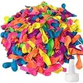 Hibery 500 Pack Water Balloons with Refill Kits, Latex Water Bomb Balloons Fight Games - Summer Fun for Kids & Adults