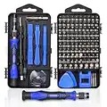 STREBITO Precision Screwdriver Set 124-Piece Small Screwdriver Set Magnetic Repair Tool Kit for Laptop, iPhone, Cell Phone, PC, MacBook, Tablet, Computer, PS5, PS4, Xbox, Electronic, Glasses, Watch