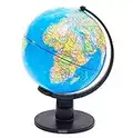 EXERZ 25cm Mappamondo - Mappa Inglese - Globo Della Scuola Educativa/ Decorazione/ Geografica - Mappa politica - Diametro 25cm