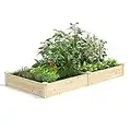 Greenes Fence Original Pine Raised Garden Bed, 4' x 8' x 10.5" - Made in USA with American Pine