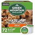 Green Mountain Coffee Roasters Hazelnut, Single Serve Coffee K-Cup Pod, Decaf, 12 Count (Pack of 6) (Packaging May Vary), 72 Count