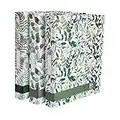 Oxford, A4 Ring Binder, Leaves, Pack of 3 Folders