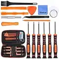 Vastar Schraubendreher für Nintendo Werkzeug Set 16 Stück für Nintendo New 3DS und Wii/NES/SNES/NDS/NDSL/XL 2DS/ GBA/Gamecube Reparatur Werkzeuge Set (Orange)