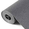 Drawer Liners, Hersvin 44.5cmx500cm Kitchen Shelf Liner EVA Non-Adhesive Waterproof Washable Cupboard Cabinet Liner Refridge Locker Anti-Slip Mats Sink Protector for Home Office (Dark Gray/Dot)