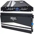 AMPLIFICATEUR Auto LANZAR VCT2610 VCT 2610 Ultras Slim 2 CANAUX 6000 Watt Max pour PORTIER OU SUBWOOFER en Classe AB avec Filtre SUBSONIQUE AUX 24 DB