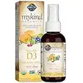 Garden of Life D3 Vitamin - Mykind Organic Whole Food Vitamin D Supplement with plant Omegas, Vegan, Vanilla 2 Fl Oz