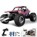 IVGUI Remote Control Car for Boys 8-12 & Age 4-7, 12 Mph High Speed Off Road RC Cars, 2.4Ghz All Terrains RC Truck with LED Headlight & 2 Rechargeable Batteries, 1:16 RC Monster Truck, Kids Car Toys