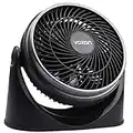 VOXON Desk Fan, Quiet Air Circulator Fan, Wall Mounted Turbo Fan with Strong Wind, 3 Speed Settings, Fans Cooling for Bedroom, Home, Office, Kitchen