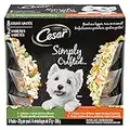 CESAR Simply Crafted Wet Dog Food, Chicken Carrots & Green Beans - Chicken, Sweet Potato, Apple, Barley & Spinach, 8x37g Variety Pack