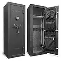 Stealth EGS14 Gun Safe Essential 14 Safe with 30 Minute Fire Protection CA DOJ Approved & 14 Long Gun Storage