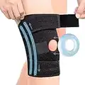 Knee Brace, Arespark Compression Medical Knee Support with Side Stabilizers & Patella Gel Pads, Knee Wraps for Protection & Injury Recovery, Meniscus Tear ACL MCL Arthritis, Running Cycling Workout Sports, Men & Women, Genouillère (Medium)