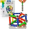 Gifton - Magnetic Building Sticks Blocks STEM Toy Set 30pc – Kids Learning Educational Construction Fidget Magnet Toys Gift For Boys Girls Age 6 7 8 Year Old - Christmas Stocking Fillers (1 Pack)