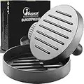 Bugucat Burgerpresse, Antihaft-Hamburgerpresse, Patty Maker mit 100 Wachspapierbögen Grillzubehör für Leckere Hamburger BBQ Fleisch Rind Schwein Lamm Käse Halal Φ11cm