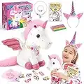 EUCOCO Unicorn Gifts for Girls Age 3-8, Unicorn Soft Toys for 3 4 5 6 7 Year Old Girls Unicorn Plush Toys Set for Kids for 3-8 Year Old Girls Unicorn Toys Kids Toy Age 3-8 Birthday Gifts Kids Toys