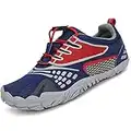 SAGUARO Scarpe da Scogli Bambini Scarpe Barefoot Bambina Minimaliste Scarpe da Corsa Multisport Respirabile Antiscivolo Blue A 27