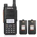 Radioddity GA-510 Funkgerät VHF UHF 10W Sendeleistung 10KM Reichweite Amateurfunk 2m/70cm Walkie Talkie mit Zwei 2200mAh Akkus, schwarz