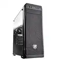 PC/Mac/Linux MX330-G PC Gaming Case with 7 PCI Slots, Supports 240mm Radiator