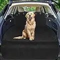 Active Pets Cotton SUV Cargo Liner for Dogs, Durable Non Slip Vehicle Seat Cover, Protects Against Dirt & Fur, Pet Cargo Liner for SUV & Trucks, Large Size Trunk Cover for Dogs Universal Fit - Black