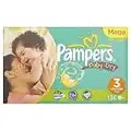 Pampers Baby Dry Nappies Carry Pack, Size 3 (Midi) - 30 Nappies