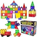 Desire Deluxe Magnetic Building Blocks Tiles STEM Toy Set 57PC – Kids Learning Educational Construction Toys for Boys Girls Present Age 3 4 5 6 7 Year Old - Gift