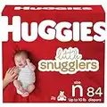 HUGGIES Newborn Diapers - HUGGIES Little Snugglers Disposable Baby Diapers, 84ct, Giga Pack