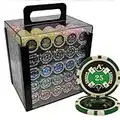 MRC Poker 1000 Ct Ace Casino 14 Gram Poker Chip Set Acrylic Case Custom Build