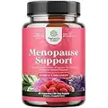 Complete Herbal Menopause Supplement for Women - Multibenefit Menopause Relief Hormone Balance for Women for Night Sweats Mood and More with Dong Quai Vitex Chaste Berry and Black Cohosh - 30 Servings