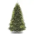 National Tree Company Árbol de Navidad artificial completo, verde, abeto Dunhill, incluye soporte, 9 pies