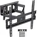 PERLESMITH Supporto da parete per TV, orientabile e inclinabile, per TV o monitor da 26-65 pollici, fino a 45 kg, VESA 400 x 400 mm