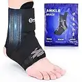 vercarnon Lace Up ankle brace for men&women, Ankle support Stabilizer,Ankle brace for Sport,Basketball,Running, Volleyball, Injury Recovery, Achilles, Tendon, Ankle brace for Sprained Ankle(XL)