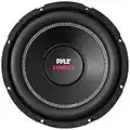 Pyle 12' Car Audio Speaker Subwoofer - 1600 Watt High Power Bass Surround Sound Stereo Subwoofer Speaker System - Non Press Paper Cone, 90 dB, 40 Ohm, 60 oz Magnet, 2 Inch 4 Layer Voice Coil -PLPW12D