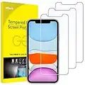 JETech Screen Protector for iPhone 11 and iPhone XR, 6.1-Inch, Tempered Glass Film, 3-Pack