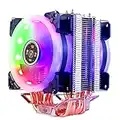 GLOTRENDS Disipador CPU para Intel Procesador Core 12ª generación LGA 1700, TDP 240W, RGB PWM 120mm Ventilador, Kit de Montaje para LGA 1700/1200/1156/1155/1151/1150/775