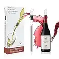 Vicloon Vertedor de Vino con Varilla de Enfriamiento Acero Inoxidable, Enfriador de Wine Bottle Cooler Stick