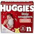 Newborn Diapers - Huggies Little Snugglers Disposable Baby Diapers, 31ct, Jumbo pack