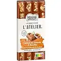 Nestlé Les Recettes de l'Atelier - Tablette chocolat au lait caramel, amandes et noisettes - 170g